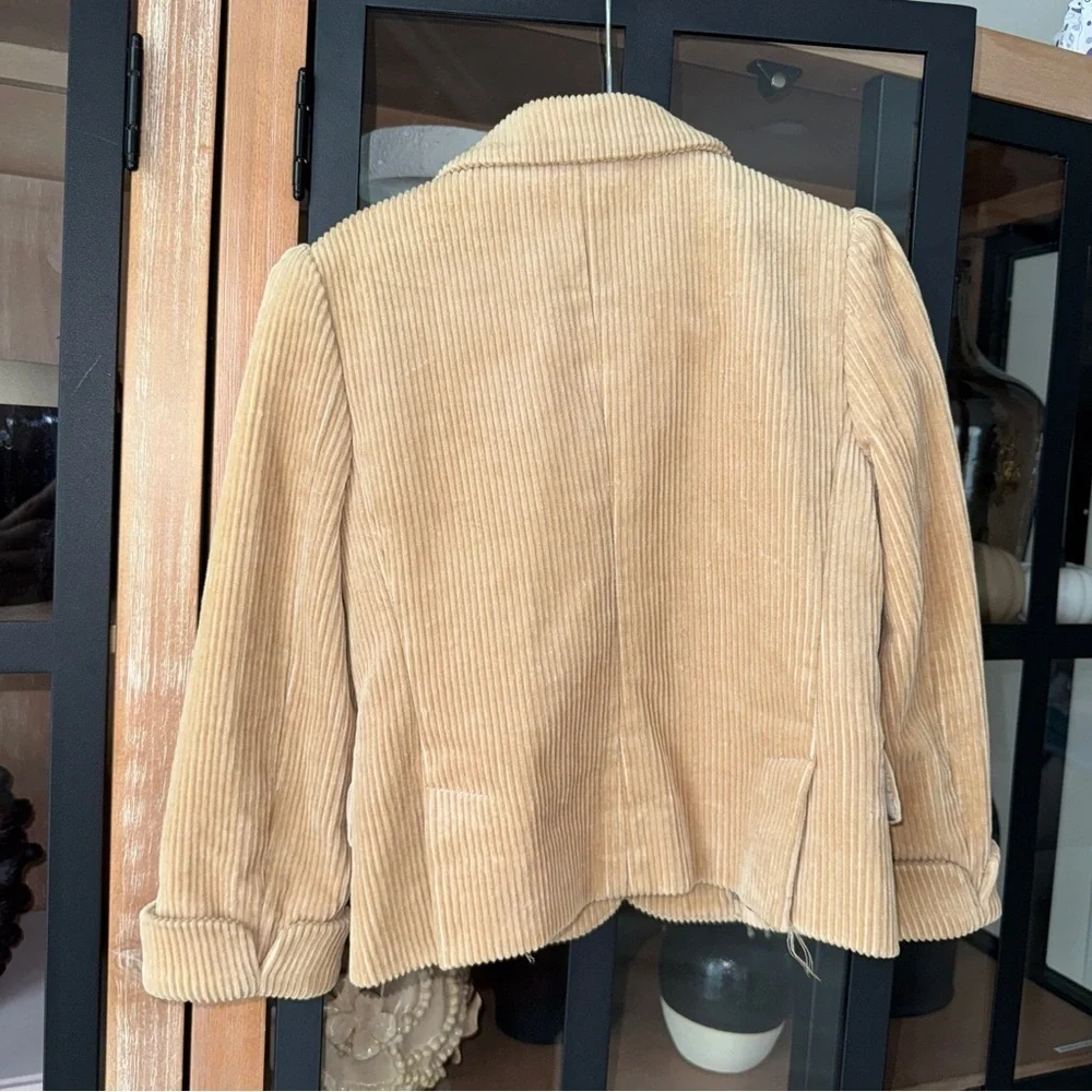 Ralph Lauren toddler corduroy blazer jacket formal boy khaki beige button down